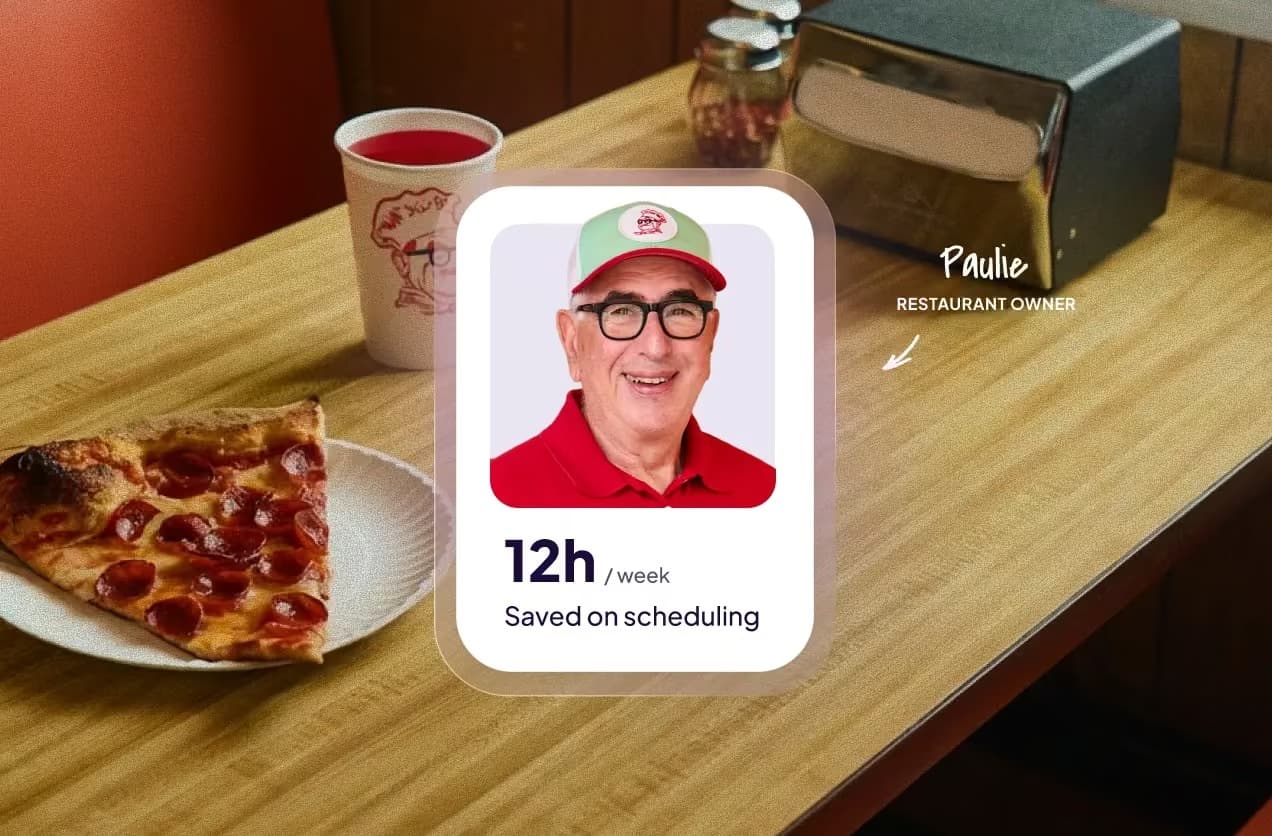 Paulie, a restaurant owner using Homebase