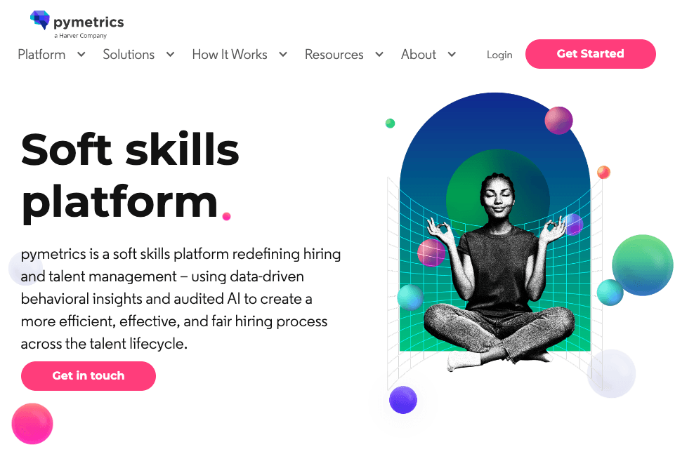 Pymetrics homepage