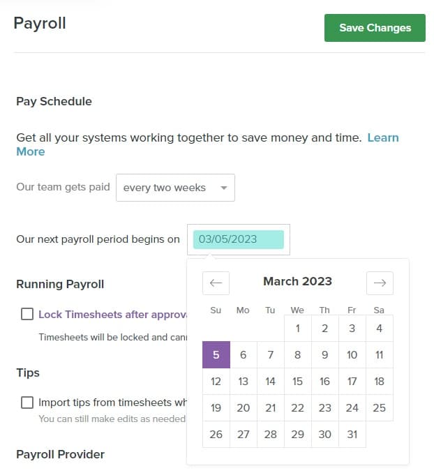 Biweekly Payroll