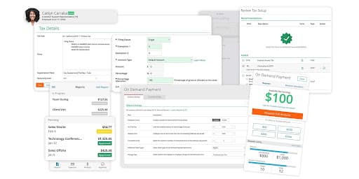 Screenshot of Paylocitys HR software platform for small business.