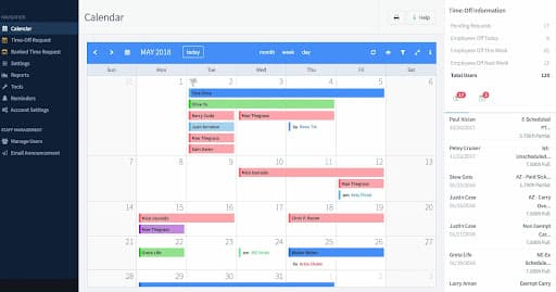 Screenshot of PurelyHR's HR software platform for small business.