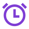 Time clock icon